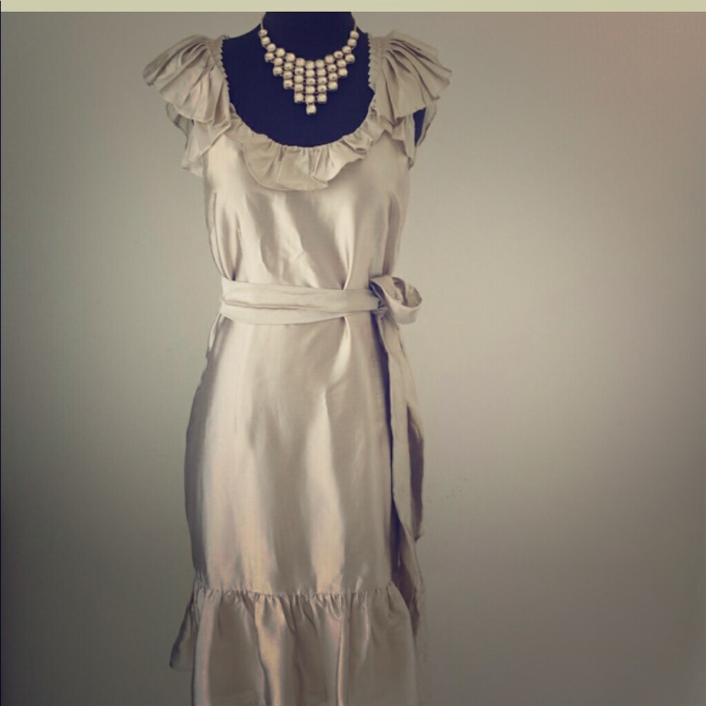 Loft Champagne Cocktail Dress